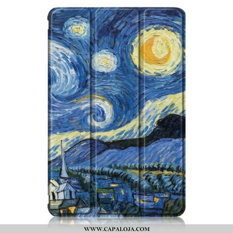 Capa De Celular Para Samsung Galaxy Tab S7 FE Van Gogh Aprimorado