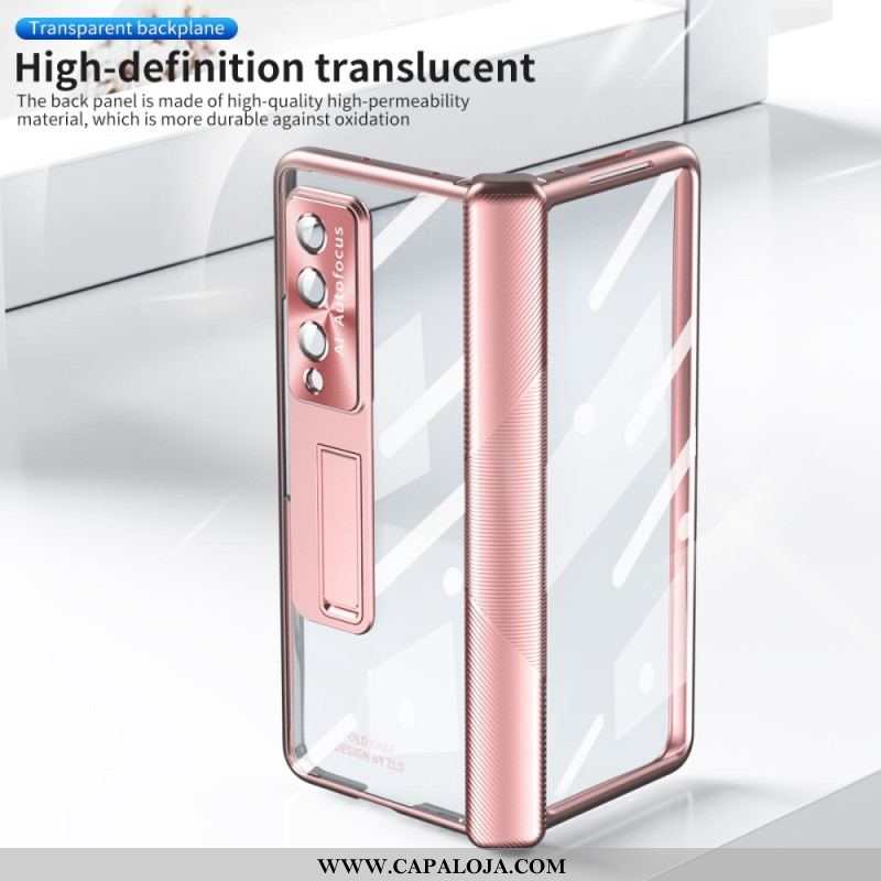 Capa De Celular Para Samsung Galaxy Z Fold 4 Vidro Temperado Transparente E Dobradiça