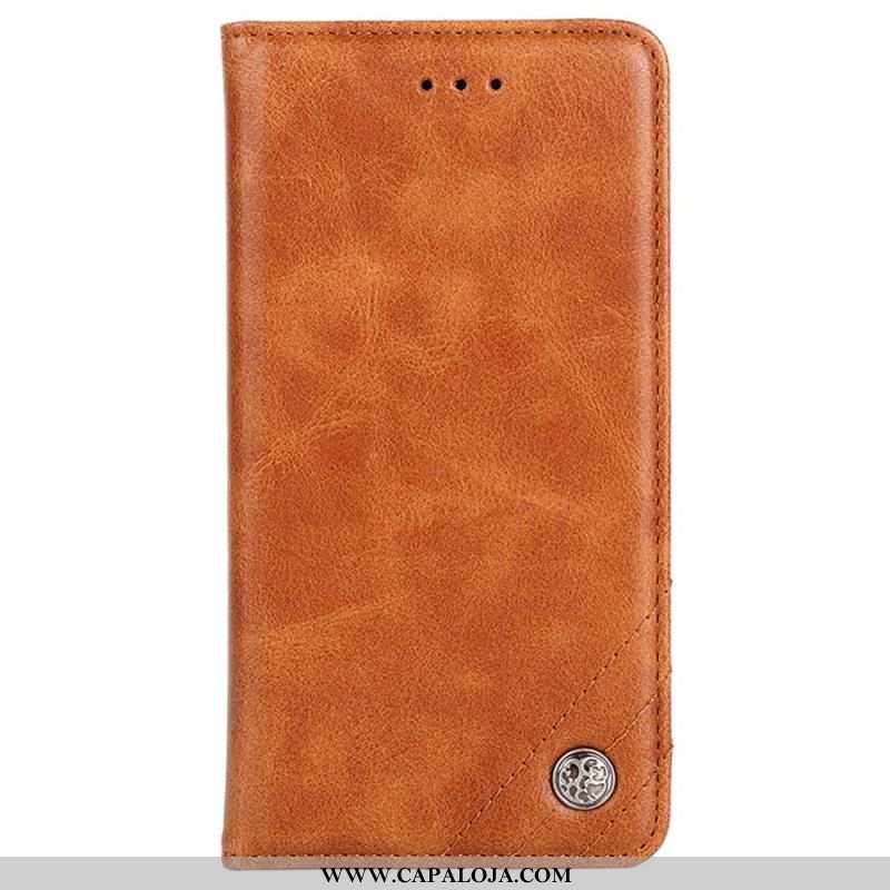 Capa De Celular Para Sony Xperia 1 IV Flip Rebites Decorativos