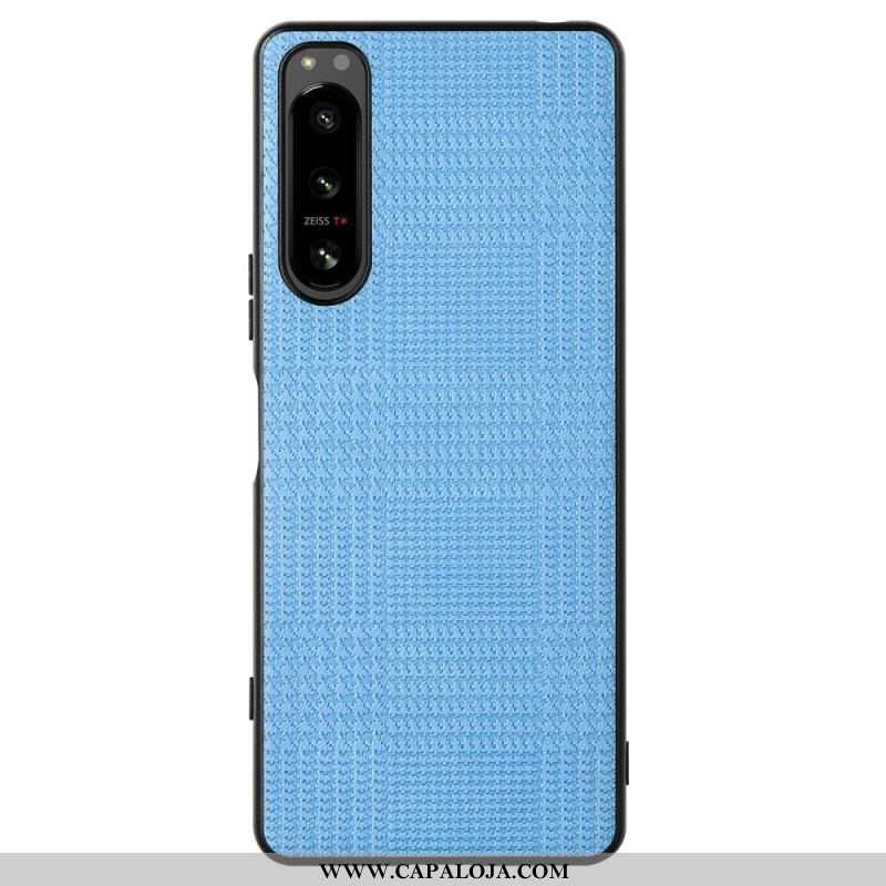 Capa De Celular Para Sony Xperia 10 IV Estilo Tecido Vili