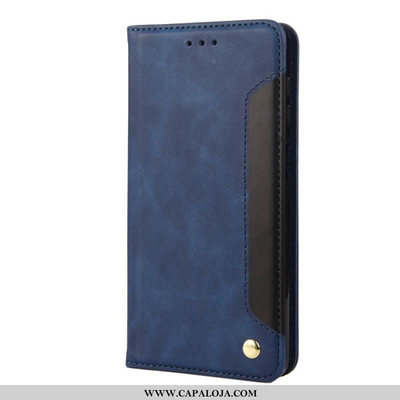 Capa De Celular Para Sony Xperia 10 IV Flip Dois Tons