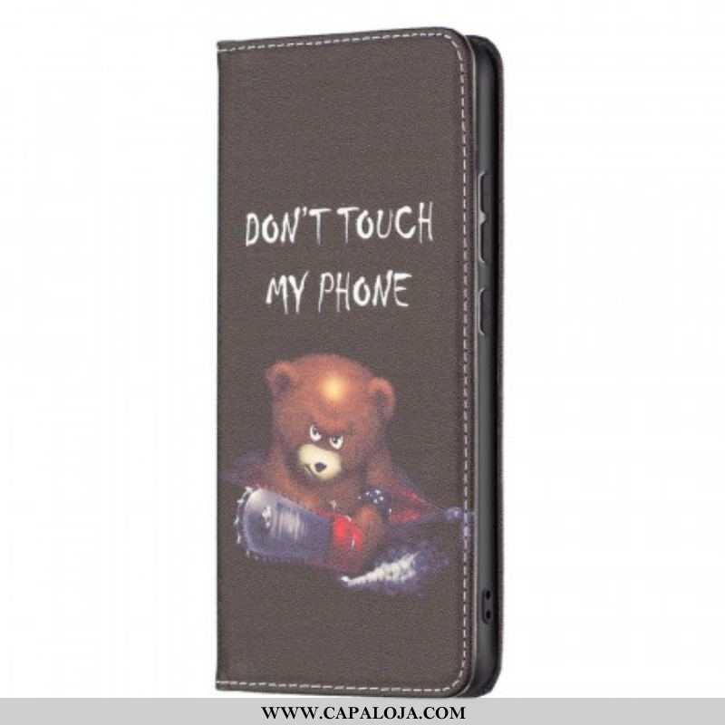 Capa De Celular Para Xiaomi 12 / 12X Flip Urso Perigoso