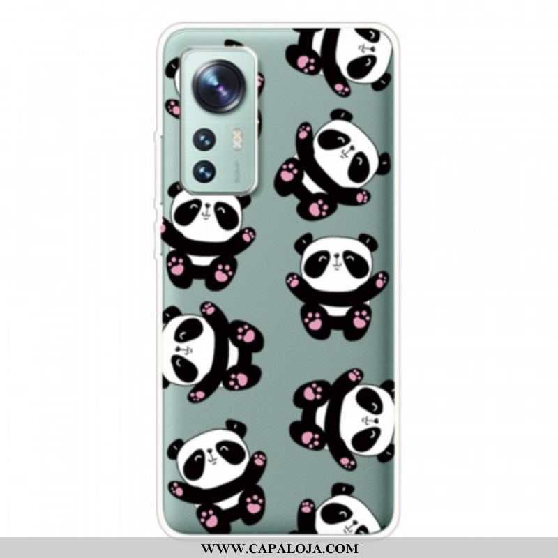 Capa De Celular Para Xiaomi 12 Pro Pandas De Silicone