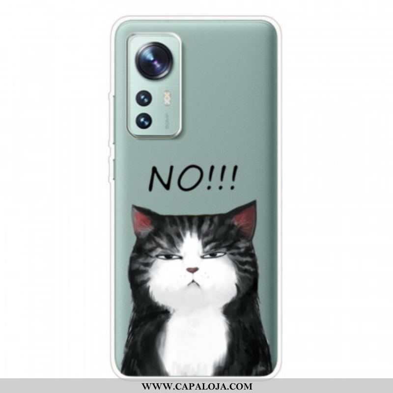 Capa De Celular Para Xiaomi 12 Pro Silicone Cat No