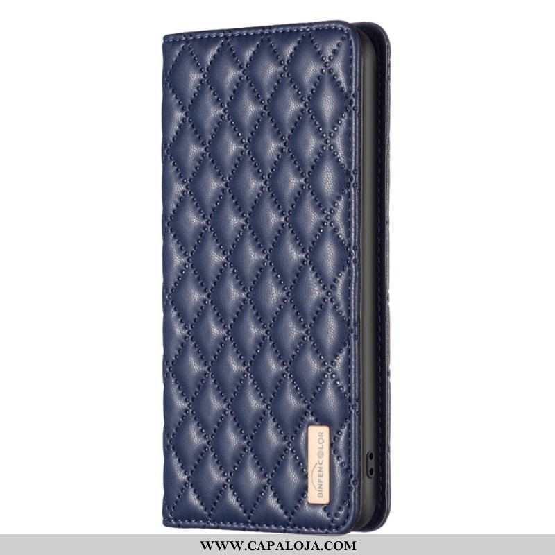 Capa De Celular Para Xiaomi 12T / 12T Pro Flip Cor Binfen Acolchoada