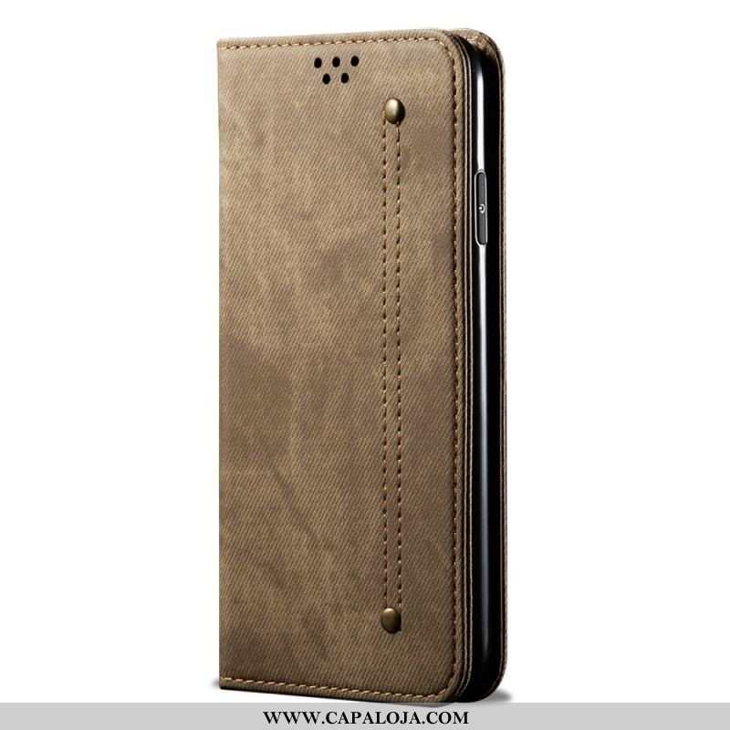 Capa De Celular Para Xiaomi 12T / 12T Pro Flip Tecido