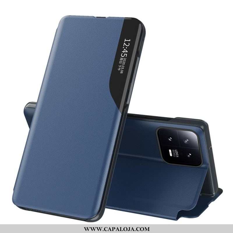 Capa De Celular Para Xiaomi 13 Couro Sintético