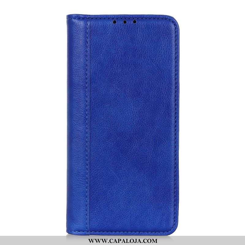 Capa De Celular Para Xiaomi 13 Flip Couro Rachado Versão Colorida