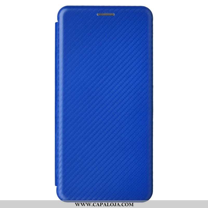 Capa De Celular Para Xiaomi 13 Flip Fibra De Carbono Colorida