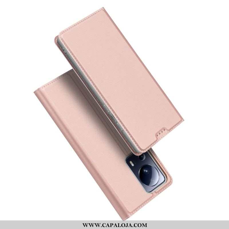 Capa De Celular Para Xiaomi 13 Lite Flip Skin-pro Series Dux Ducis