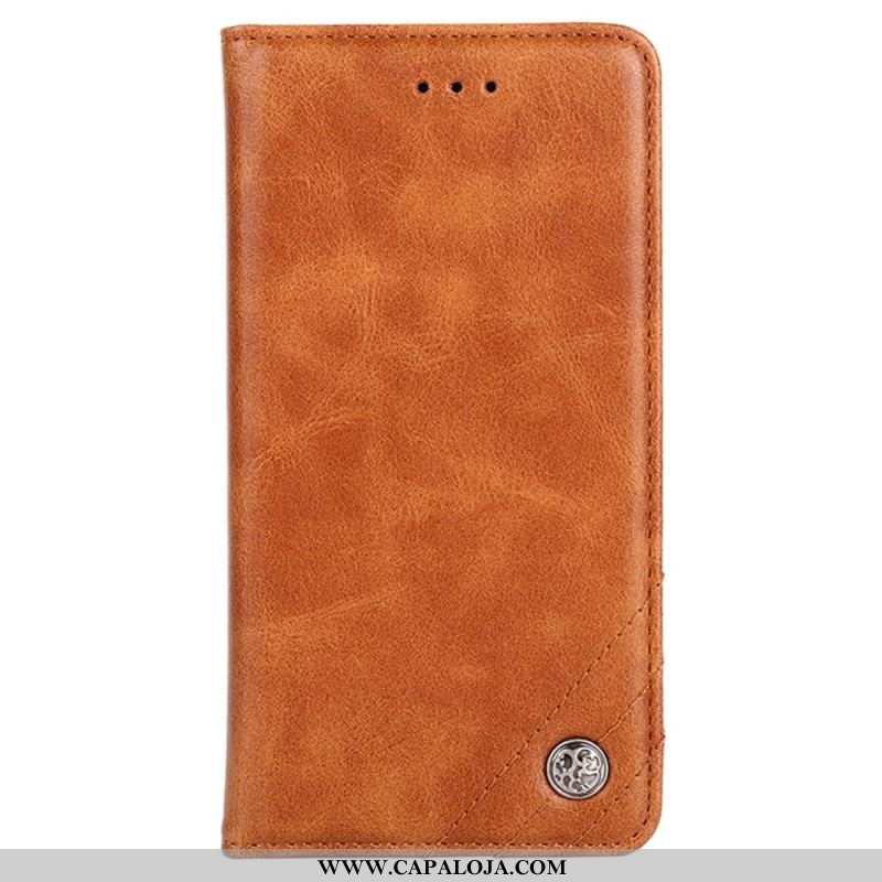 Capa De Celular Para Xiaomi 13 Pro Flip Rebites Decorativos