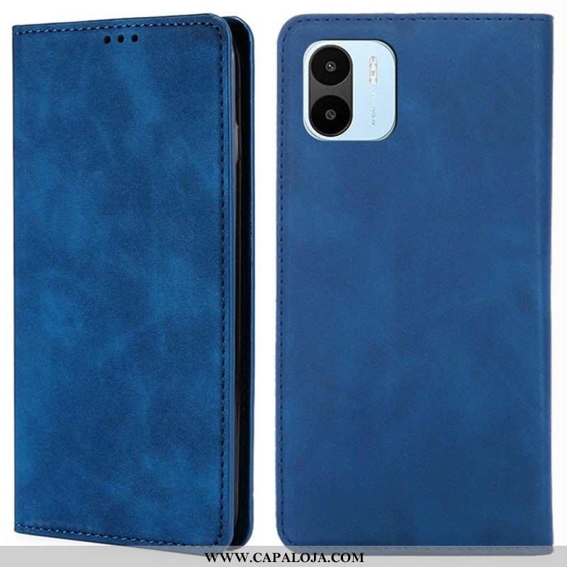 Capa De Celular Para Xiaomi Redmi A1 Flip Toque De Pele