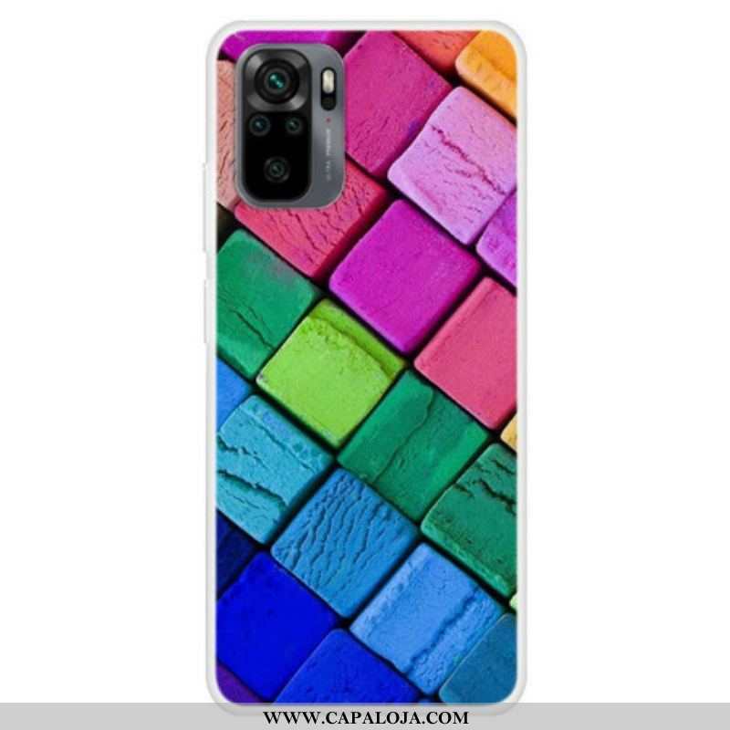 Capa De Celular Para Xiaomi Redmi Note 10 / 10S Cubos Coloridos