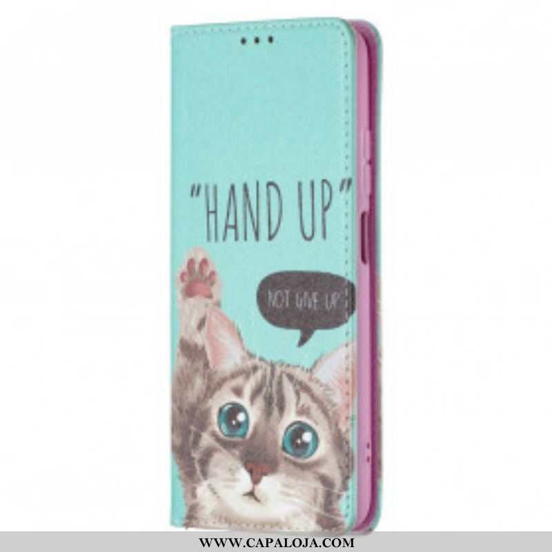 Capa De Celular Para Xiaomi Redmi Note 10 / 10S Flip Hand-up