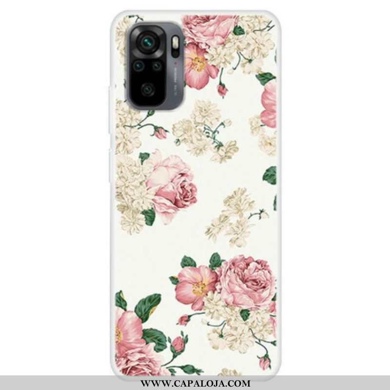 Capa De Celular Para Xiaomi Redmi Note 10 / 10S Flores Da Liberdade