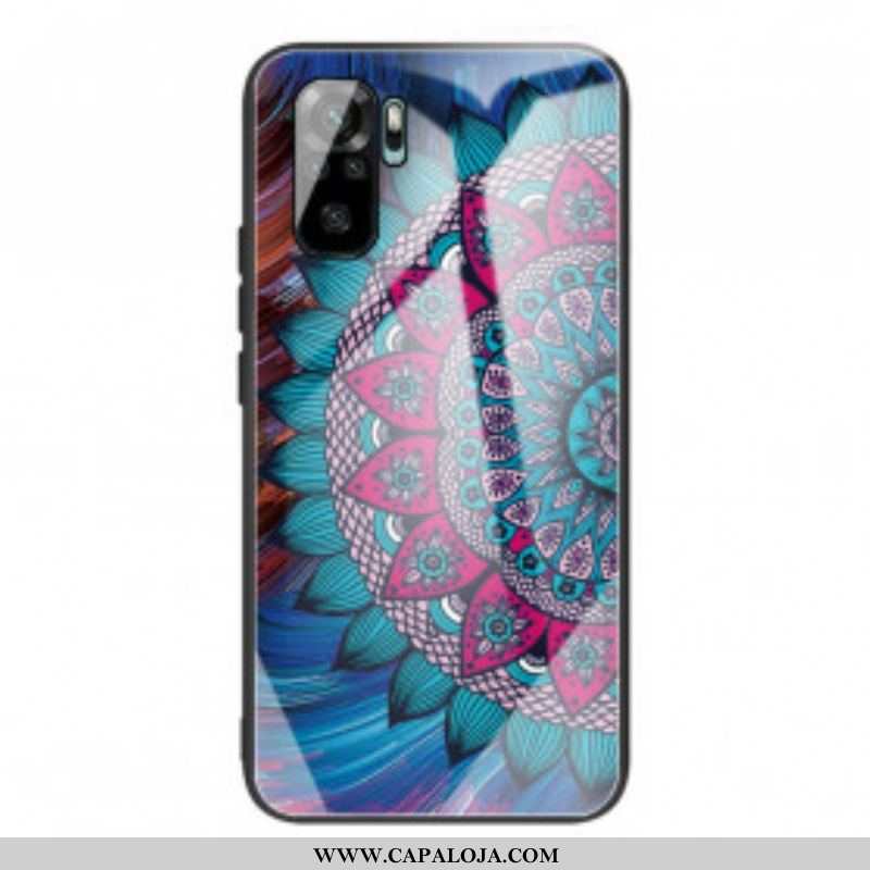 Capa De Celular Para Xiaomi Redmi Note 10 / 10S Mandala Vidro Temperado