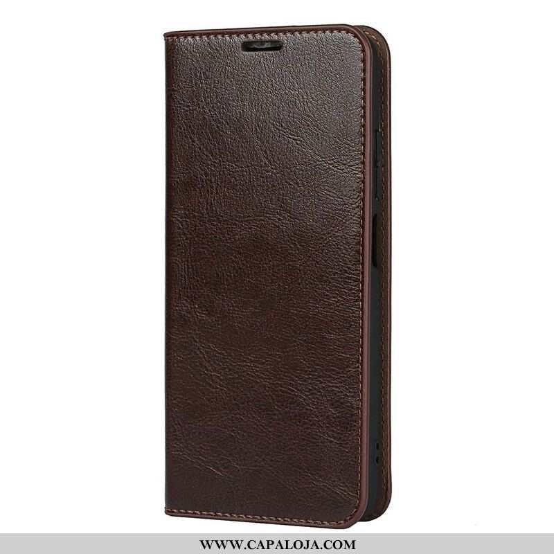 Capa De Celular Para Xiaomi Redmi Note 10 5G Flip Couro Legitimo