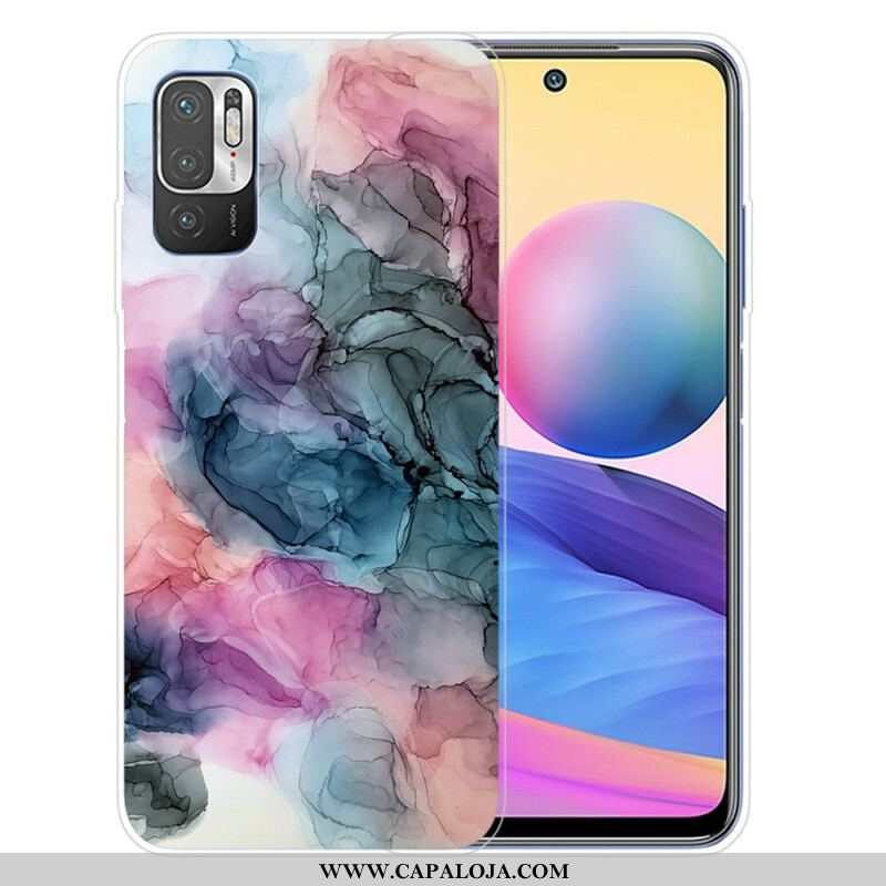 Capa De Celular Para Xiaomi Redmi Note 10 5G Mármore Colorido