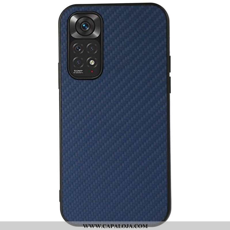 Capa De Celular Para Xiaomi Redmi Note 11 / 11S Fibra De Carbono