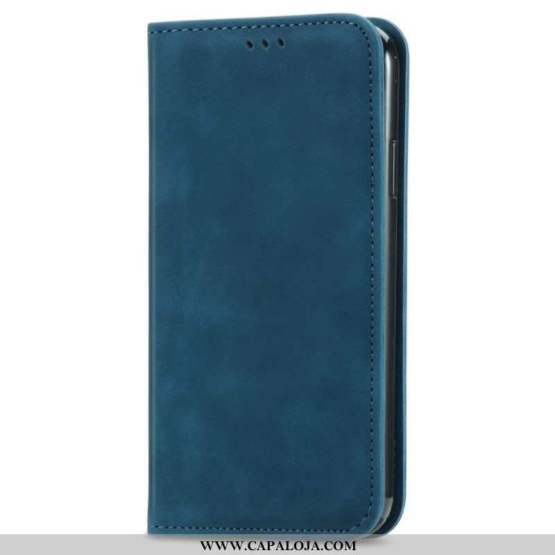 Capa De Celular Para Xiaomi Redmi Note 11 / 11S Flip Efeito Couro Vintage