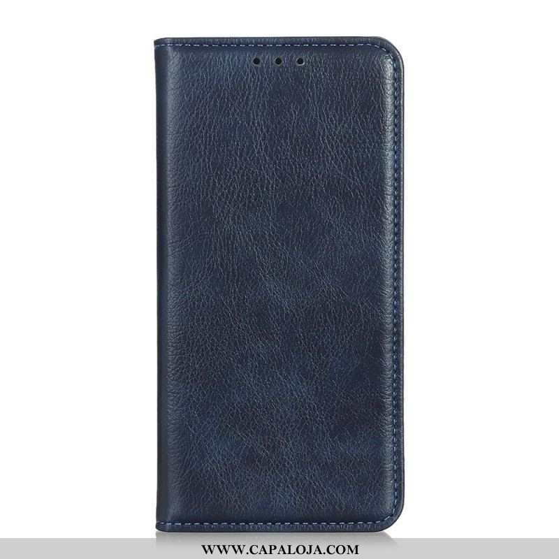 Capa De Celular Para Xiaomi Redmi Note 11 Pro / 11 Pro 5G Flip Couro Rachado De Lichia