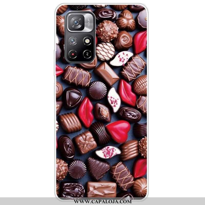 Capa De Celular Para Xiaomi Redmi Note 11 Pro Plus 5G Chocolate Flexível