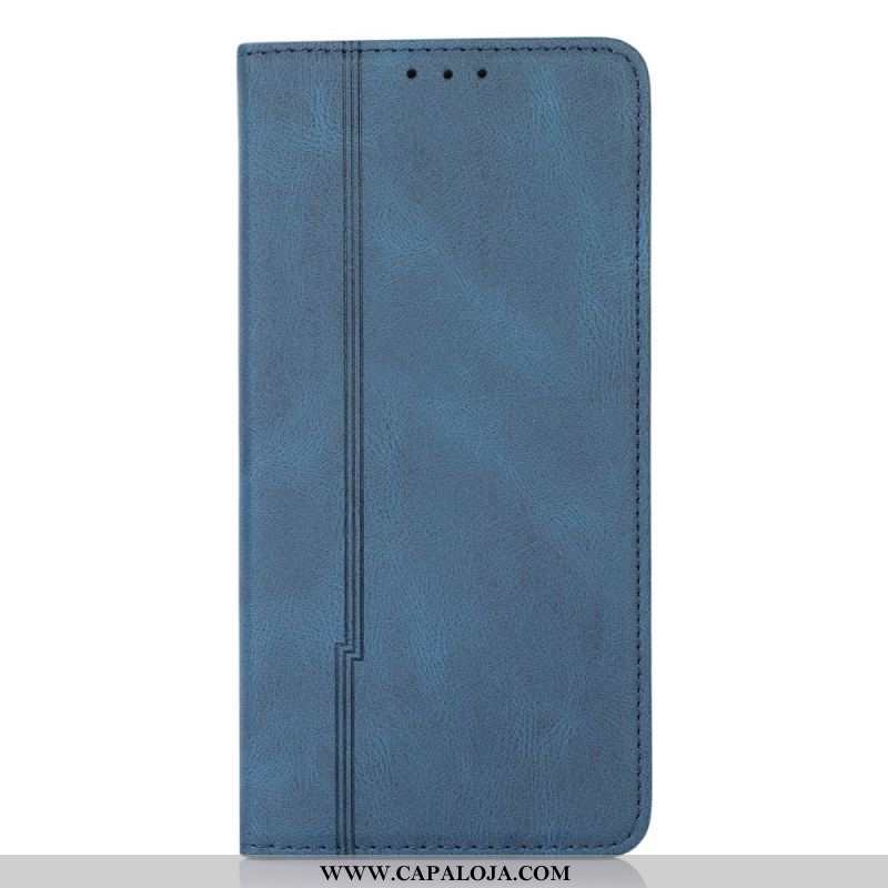 Capa De Celular Para Xiaomi Redmi Note 11 Pro Plus 5G Flip Estilo Linha Couro