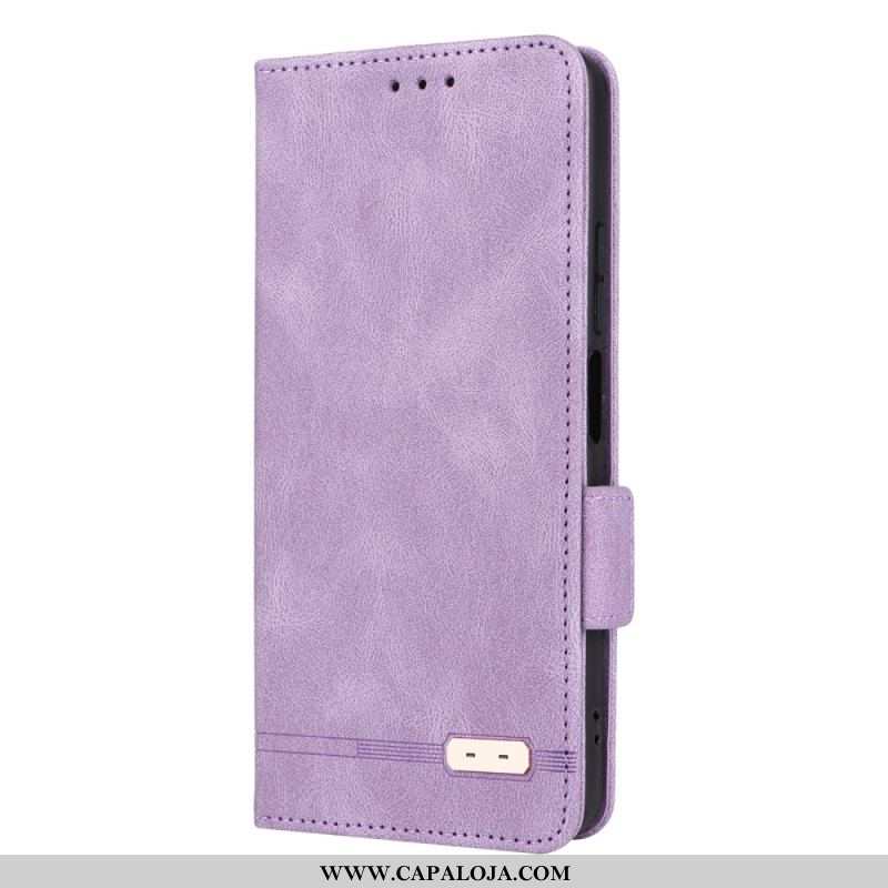 Capa De Celular Para Xiaomi Redmi Note 12 4G Flip Clássico Vintage