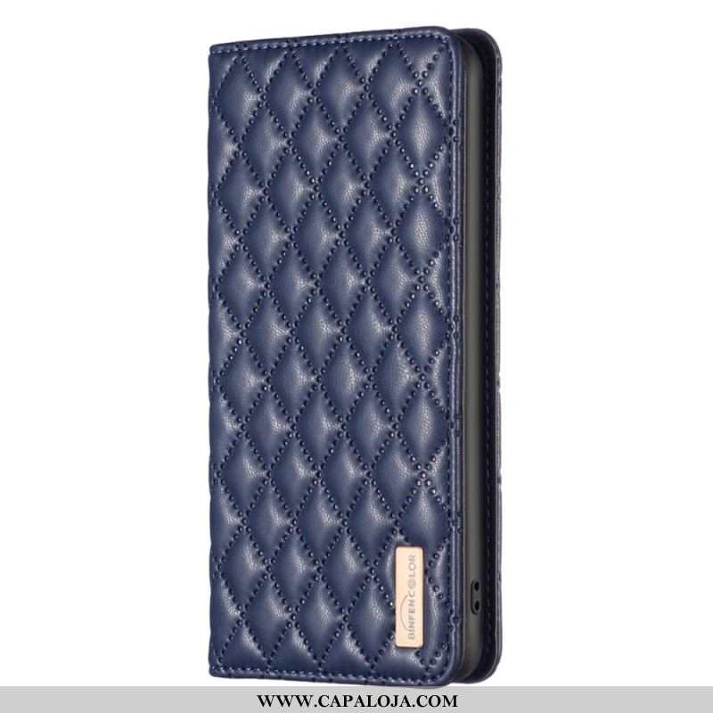 Capa De Celular Para Xiaomi Redmi Note 12 Pro Flip Acolchoado Binfen Color