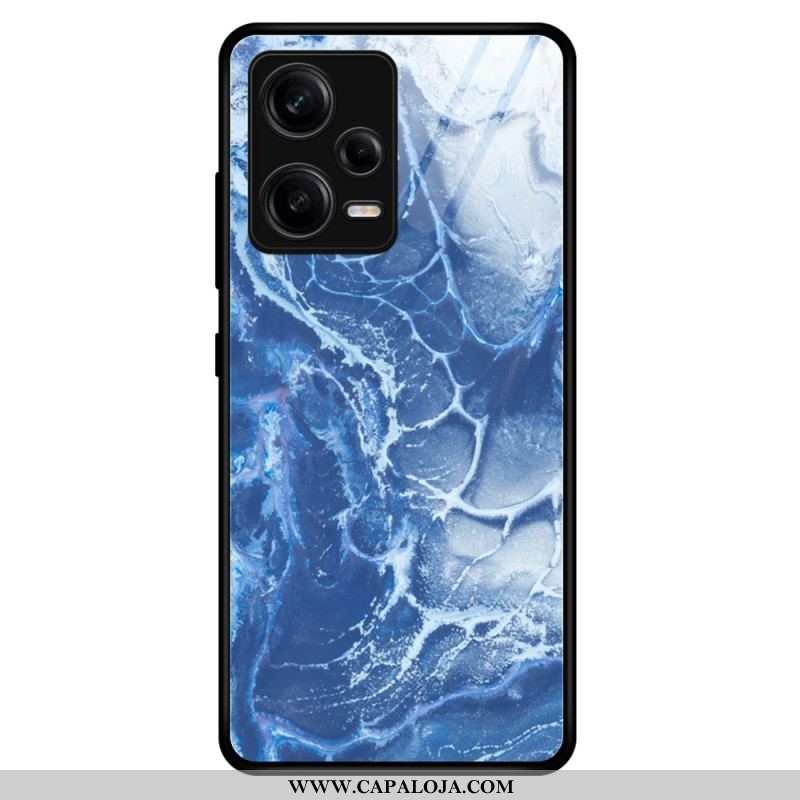 Capa De Celular Para Xiaomi Redmi Note 12 Pro Vidro Temperado De Cores De Mármore