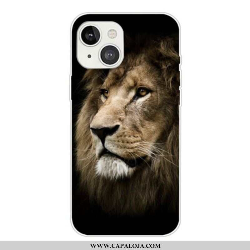 Capa De Celular Para iPhone 13 Mini Cabeça De Leão