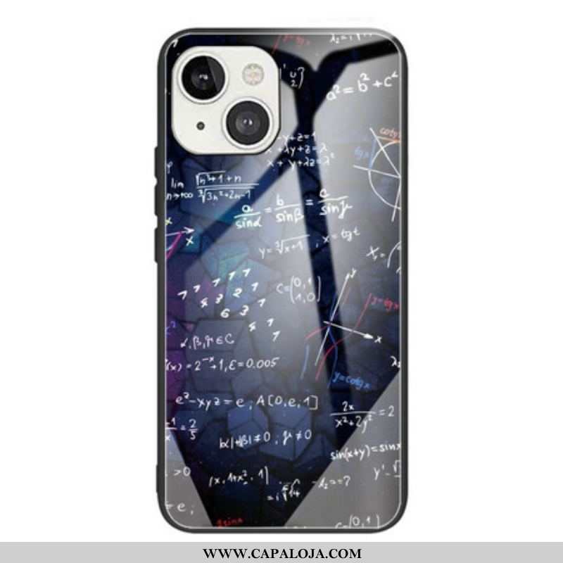 Capa De Celular Para iPhone 13 Mini Cálculos Matemáticos De Vidro Temperado