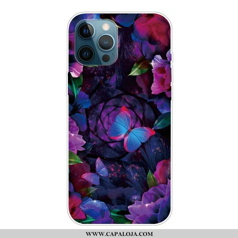 Capa De Celular Para iPhone 13 Pro Borboletas Variação