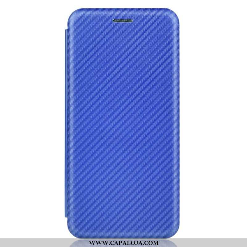 Capa De Celular Para iPhone 13 Pro Flip Fibra De Carbono