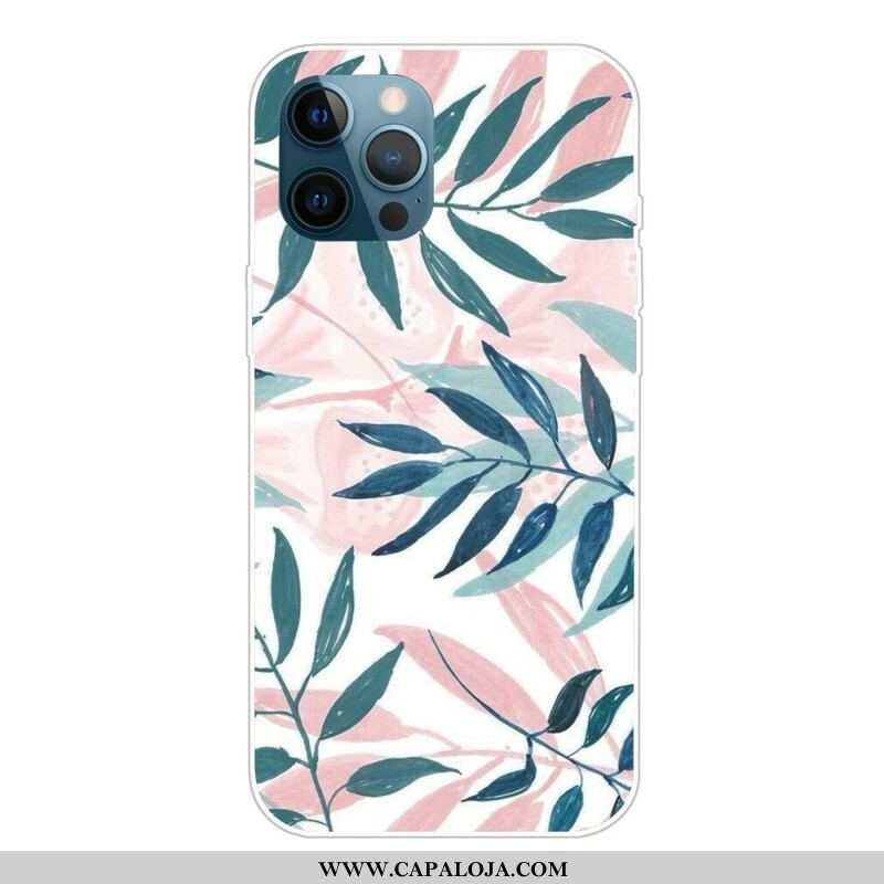 Capa De Celular Para iPhone 13 Pro Folhas