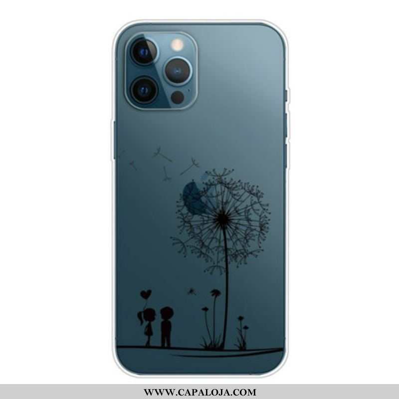 Capa De Celular Para iPhone 13 Pro Max Amor De Dente-de-leão