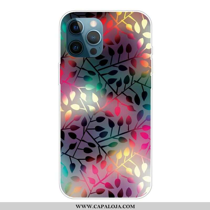 Capa De Celular Para iPhone 13 Pro Max Folhas