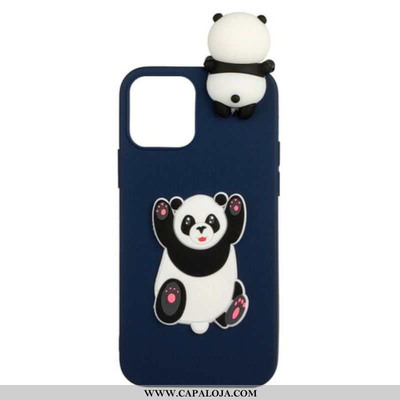 Capa De Celular Para iPhone 13 Pro Panda Gordo 3d