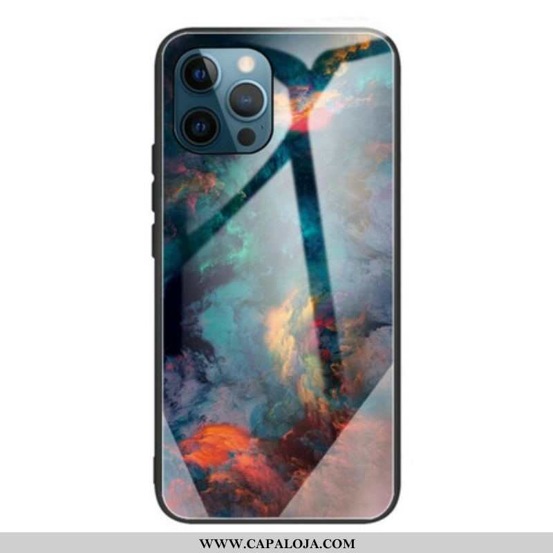 Capa De Celular Para iPhone 13 Pro Vidro Temperado Celeste