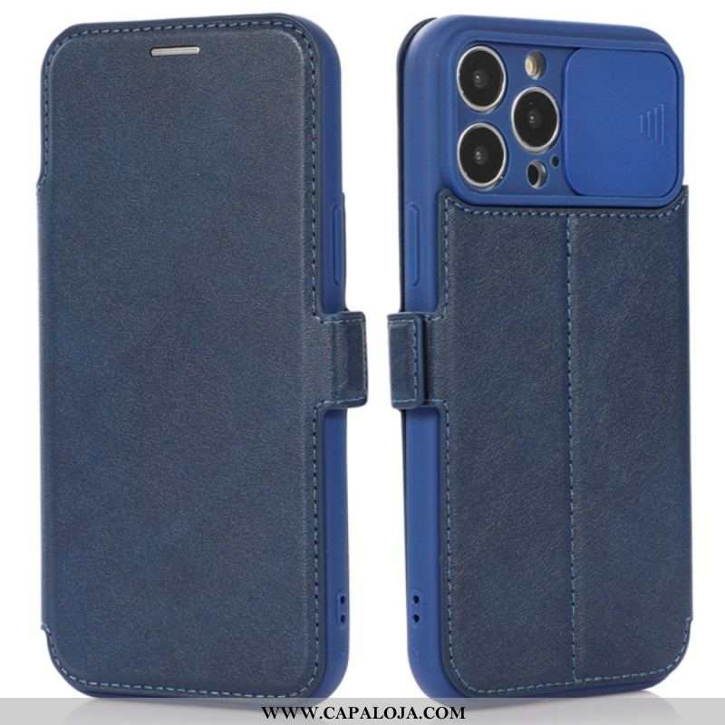 Capa De Celular Para iPhone 14 Pro Capa Proteção Flip Proteção De Câmera Com Zíper