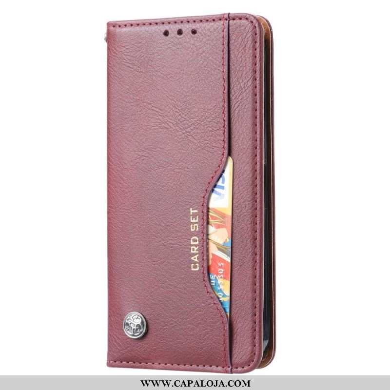 Capa De Celular Para iPhone 15 Flip Conjunto De Cartas