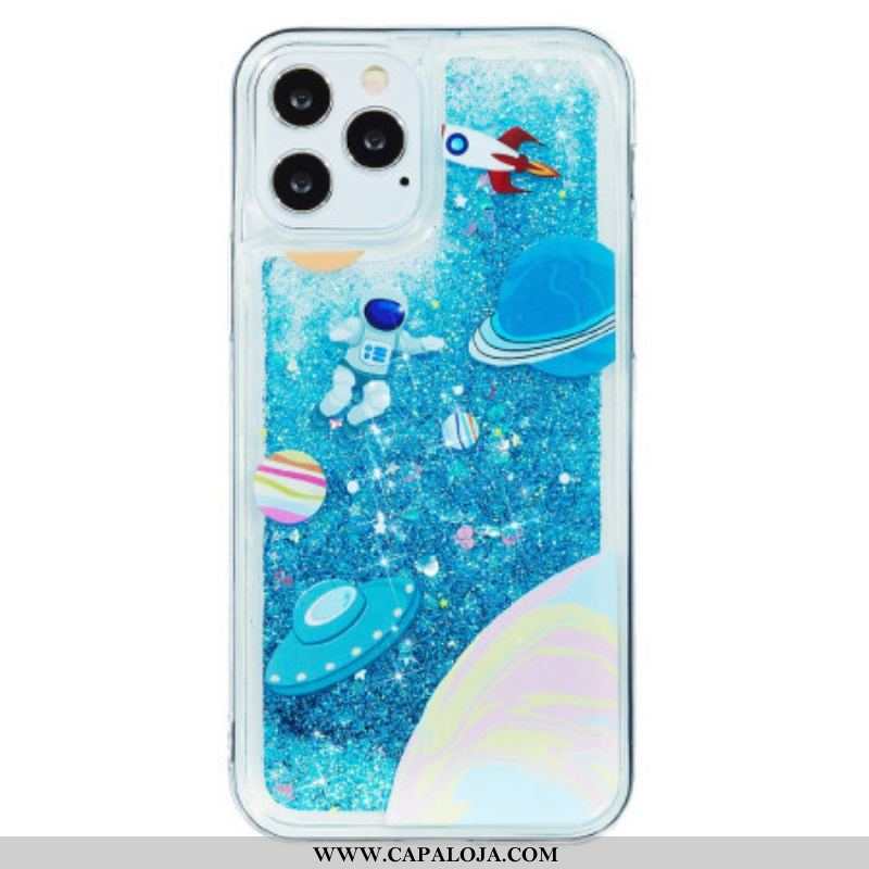 Capa De Celular Para iPhone 15 Pro Brilho Espacial