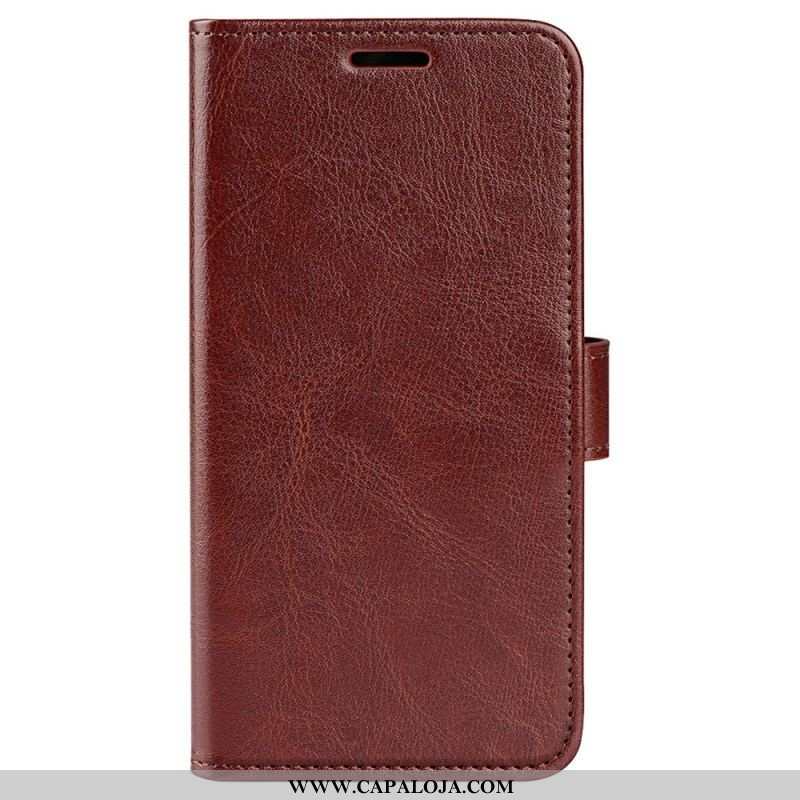 Capa De Couro Para Huawei Mate 50 Pro Clássico Retrô