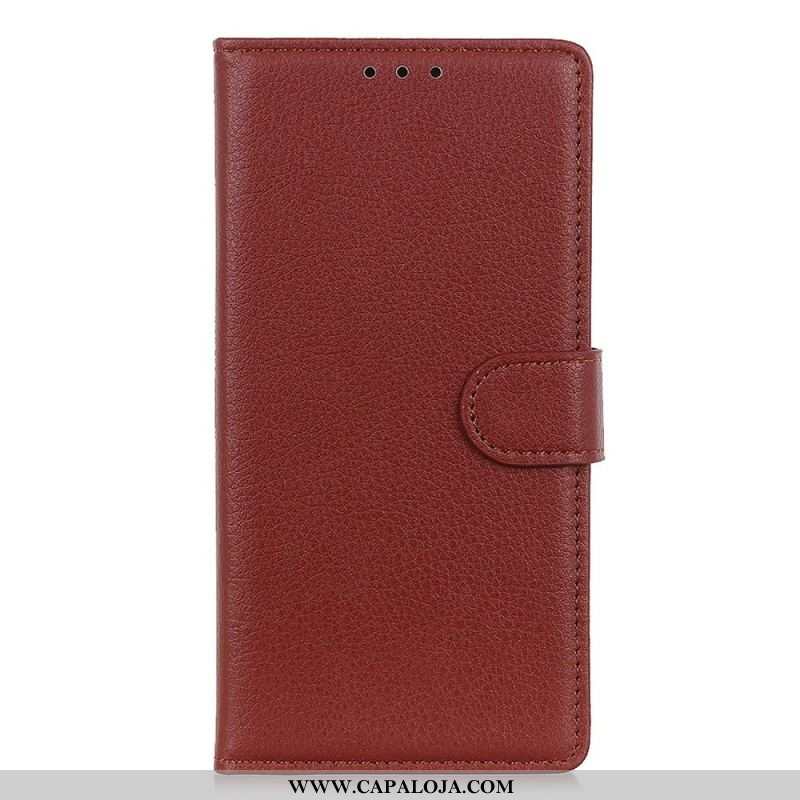 Capa De Couro Para Huawei Mate 50 Pro Couro Falso Tradicional