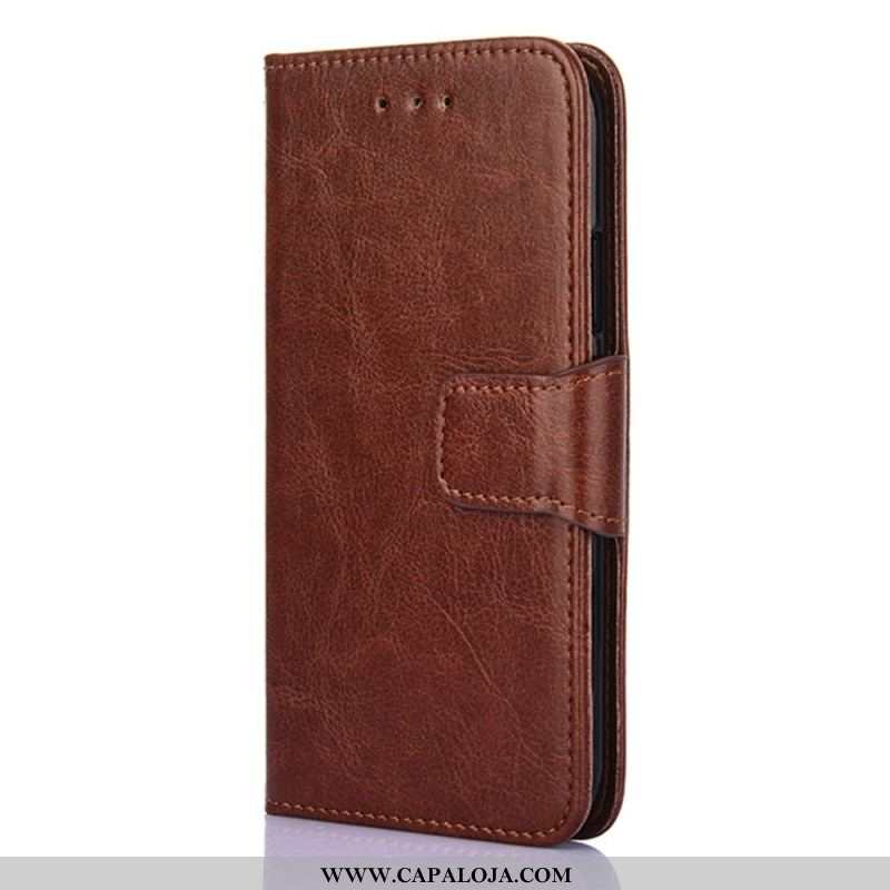 Capa De Couro Para OnePlus 10T 5G Elegância Vintage