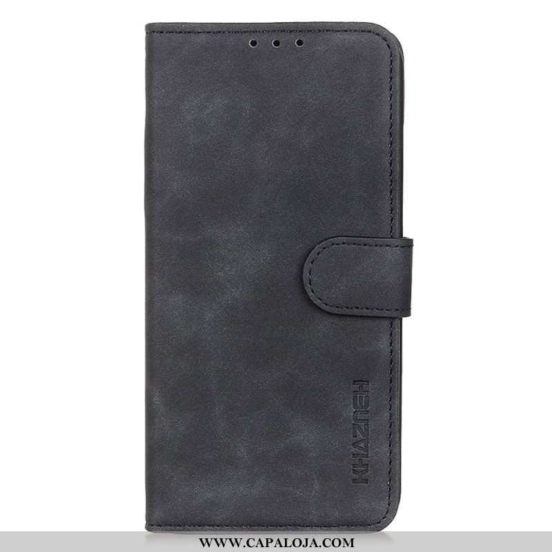 Capa De Couro Para OnePlus 10T 5G Estilo Vintage Khazneh