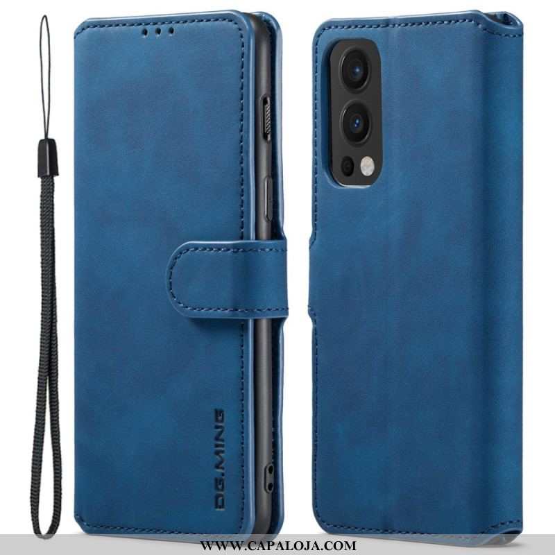 Capa De Couro Para OnePlus Nord 2 5G Dg.ming Retro