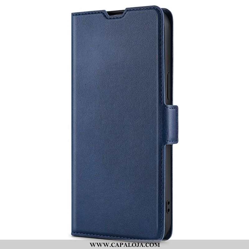 Capa De Couro Para OnePlus Nord 2T 5G Super Fino