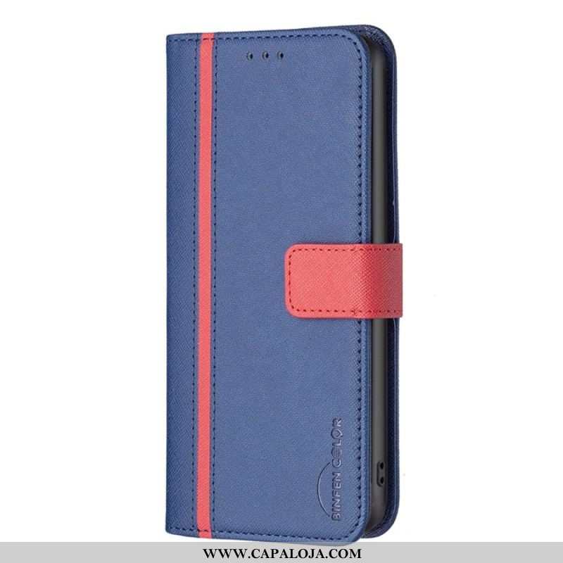 Capa De Couro Para Oppo Find X5 Couro Sintético Tetxuré Binfen Color