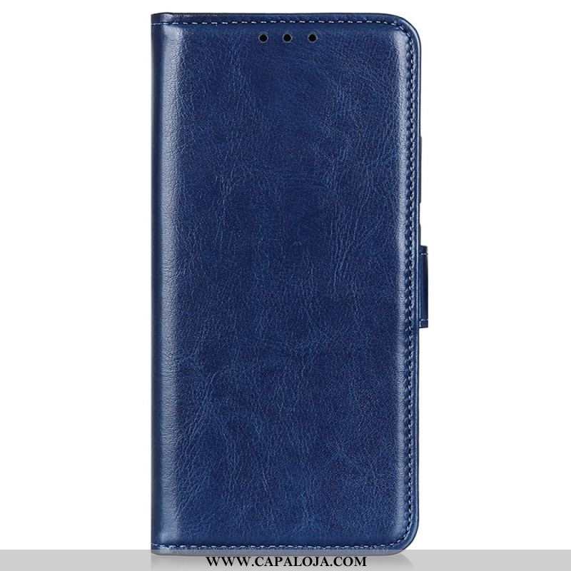 Capa De Couro Para Oppo Reno 8 Pro Finura